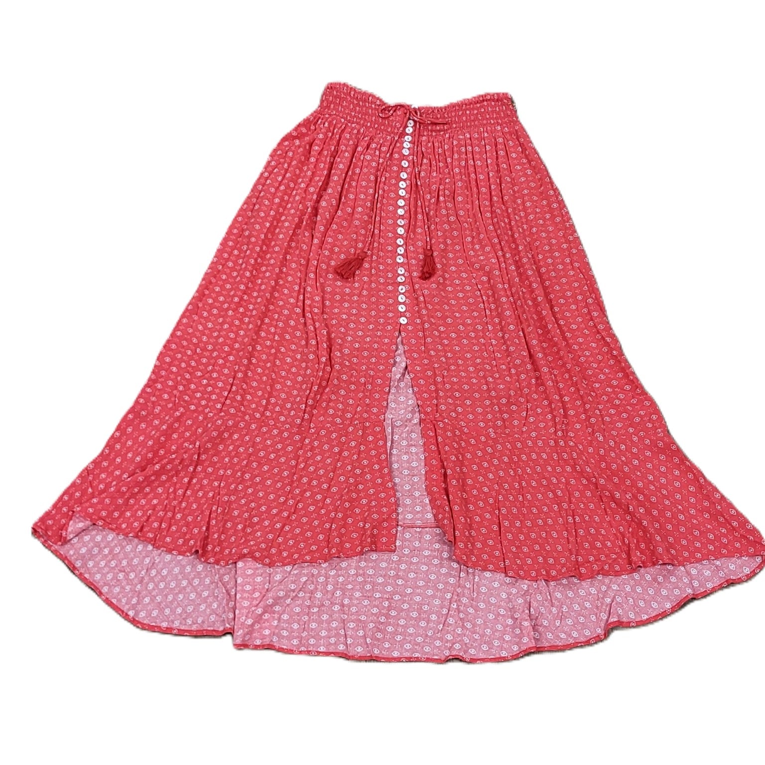 Cotton & Rye Red Maxi Skirt CRWS77R
