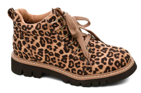 Corky's Leopard Campfire Women's Lug Sole Boots 80-0260-LEOPARD