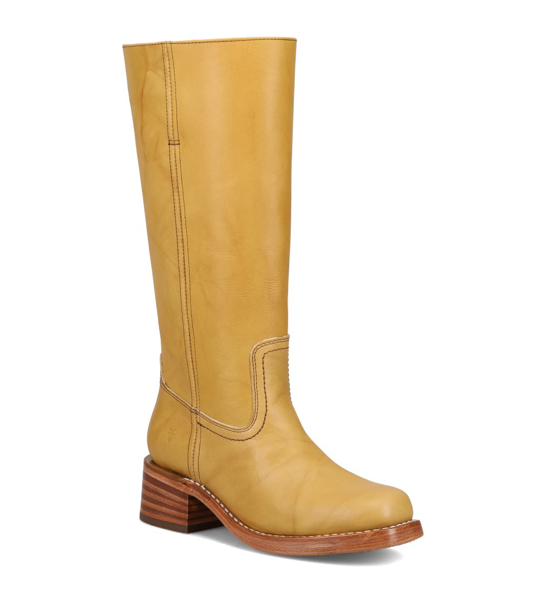 Frye Banana Campus 14L Wide Calf 13 inch Women's Round Toe Leather Wes