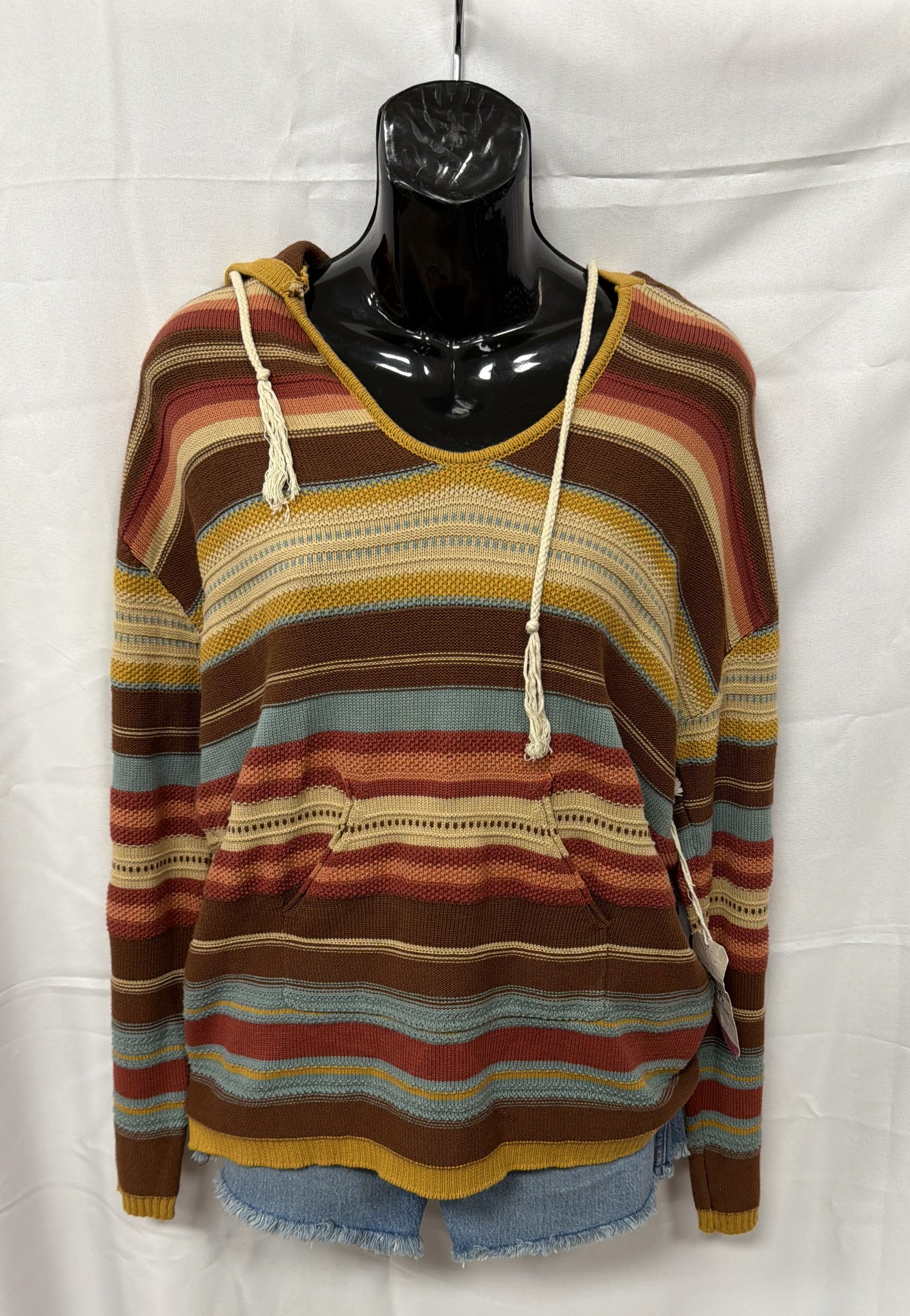 Cotton & Rye Southwest Hoodie Top CRK089M