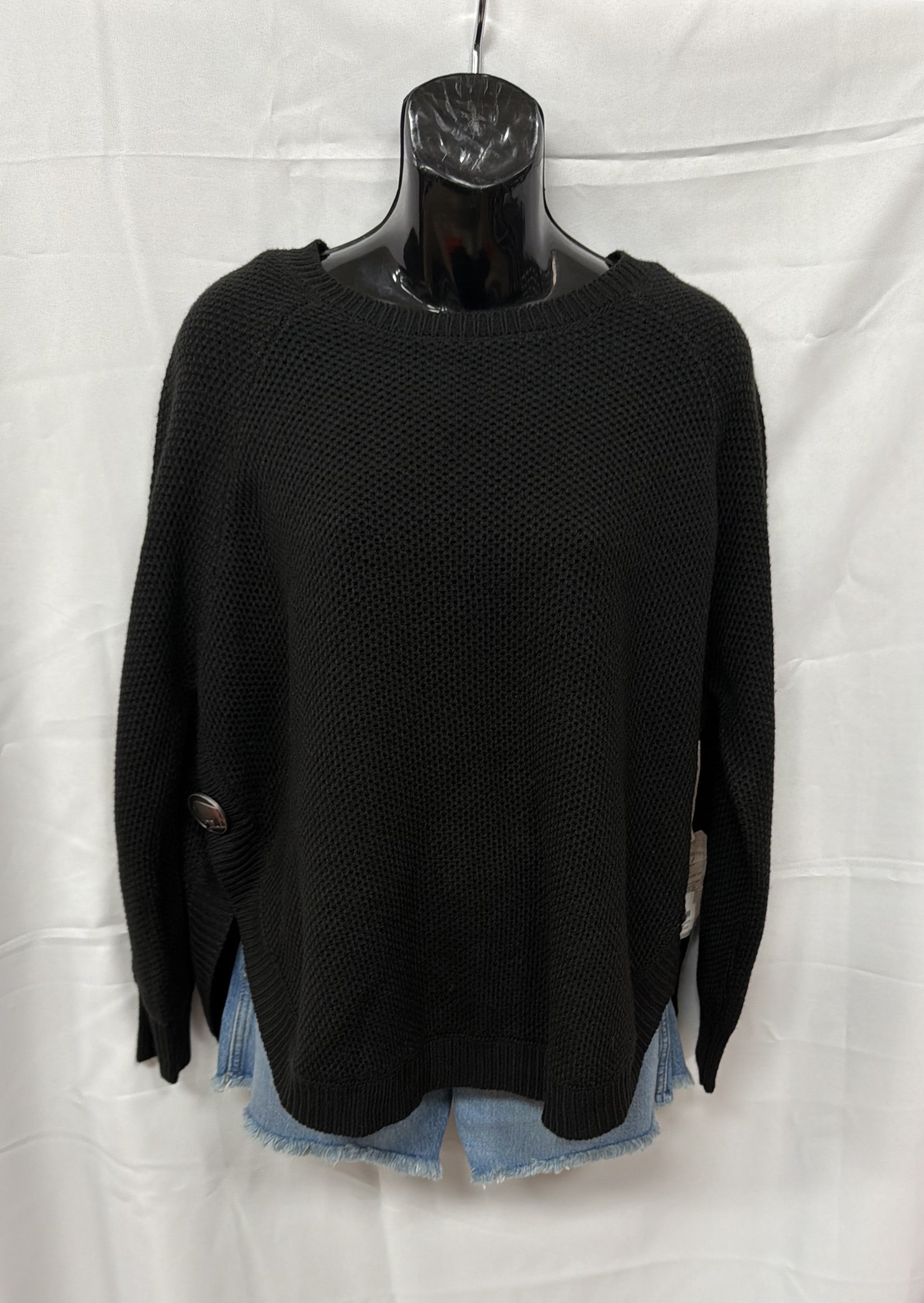 Cotton & Rye Black Concho Women's Sweater CRK206