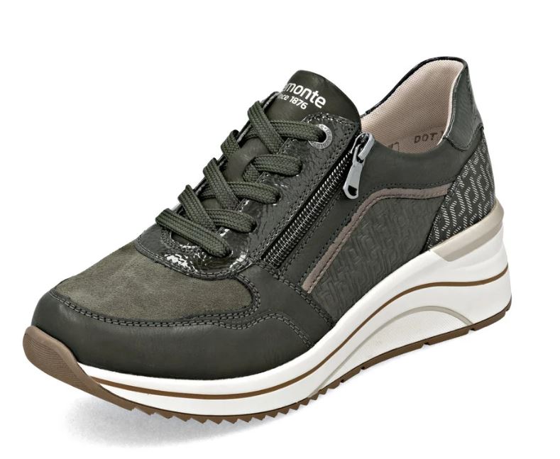 Remonte Forest/Alloy Eleni Women's Wedge Sneakers D0T16
