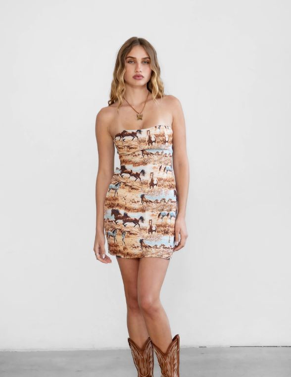 TicToc Clothing Django Women's Strapless Mini Dress DA30763-DJANGO