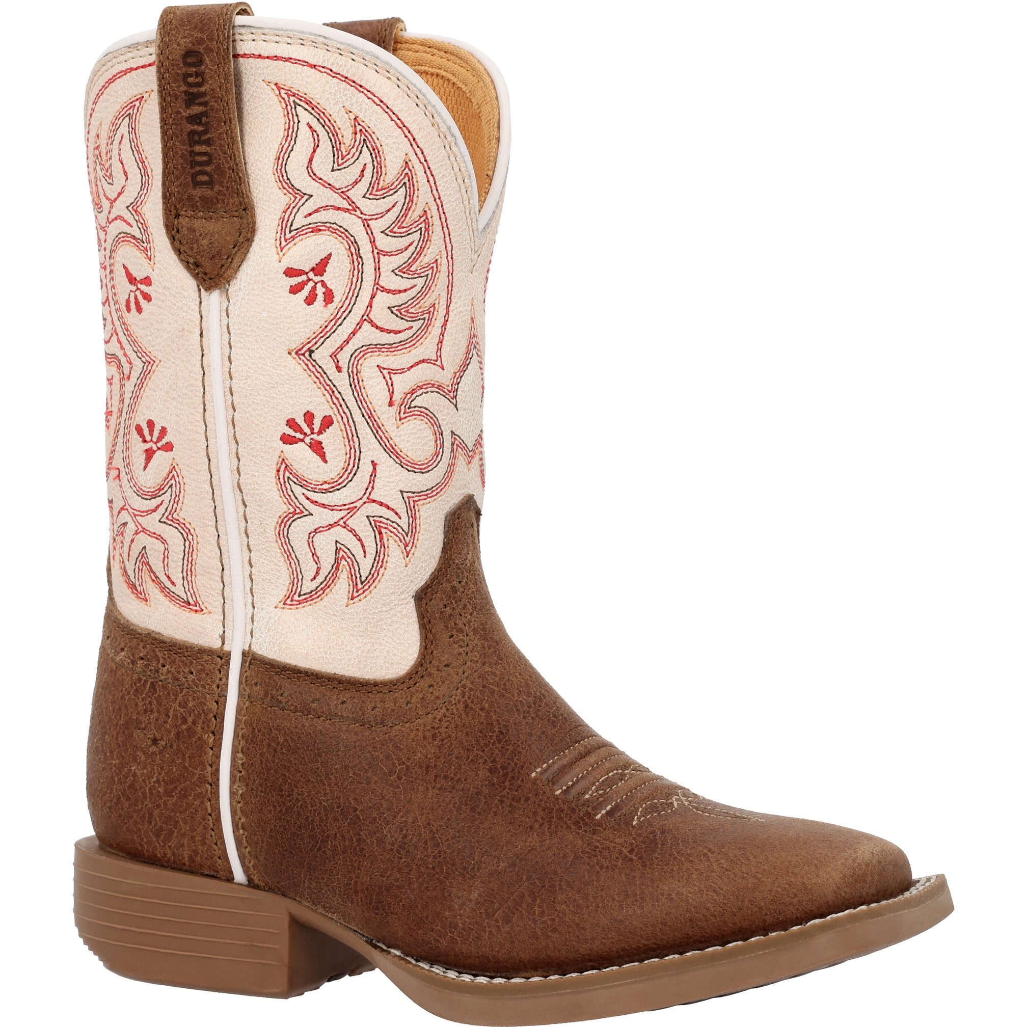 Durango Honey Tan/Metallic Peach Shyloh Big Kids' Western Boots DBT0253Y