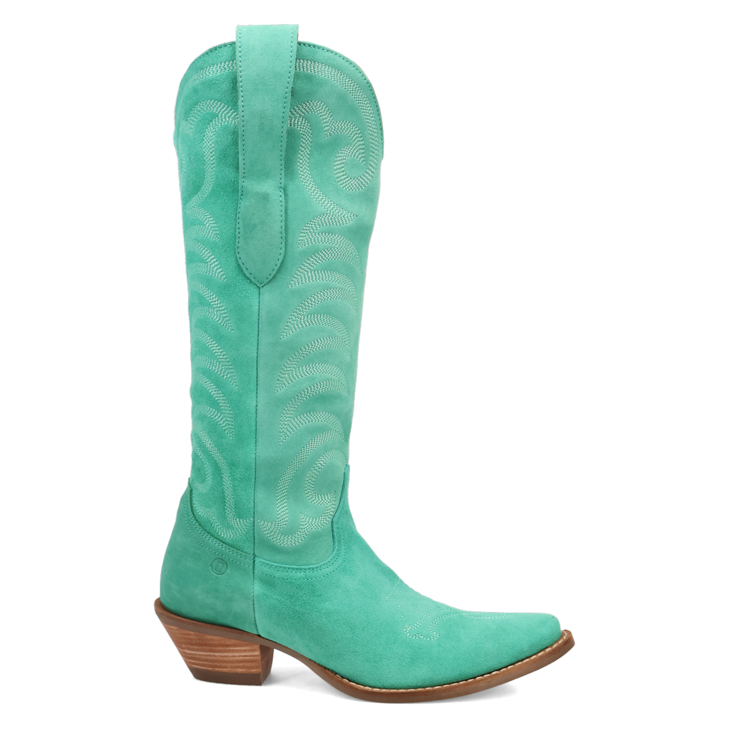 Dingo Light Green Movin' On Women's 15 inch Snip Toe Western Boots DI2184-LTGREEN