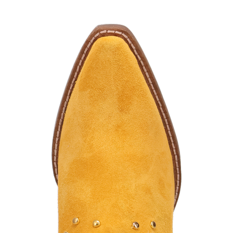 Dingo Yellow Rodeo Queen Women's Snip Toe Hair On Western Boots DI2222