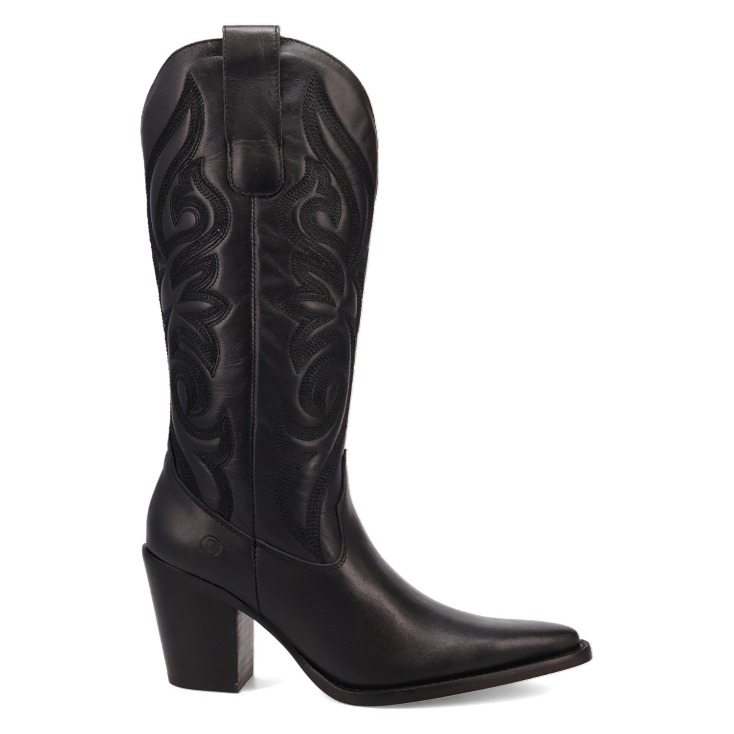 Dingo Black Hensley 13 inch Snip Toe Women's Leather Boots DI2246-BLK