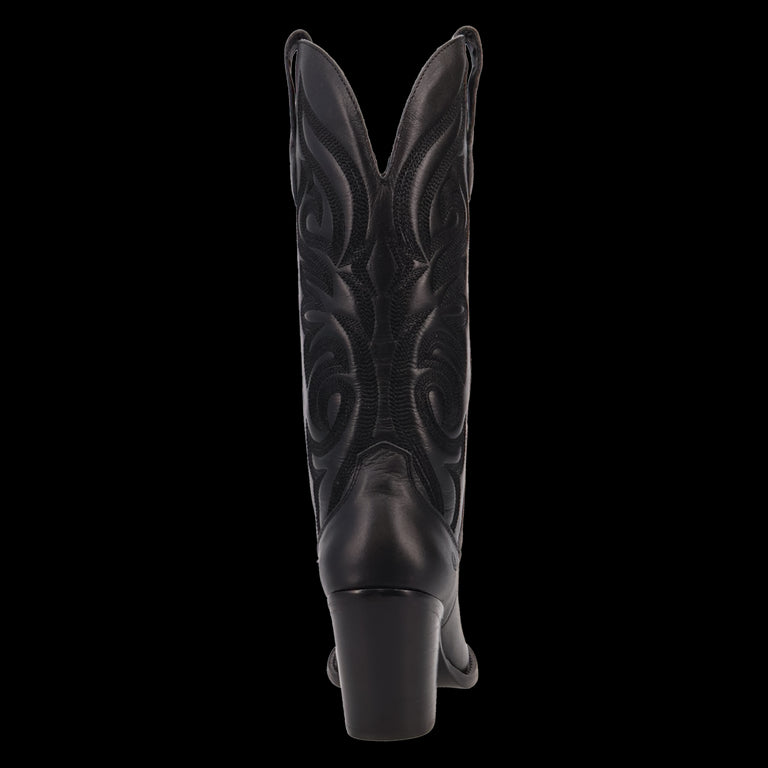 Dingo Black Hensley 13 inch Snip Toe Women's Leather Boots DI2246-BLK