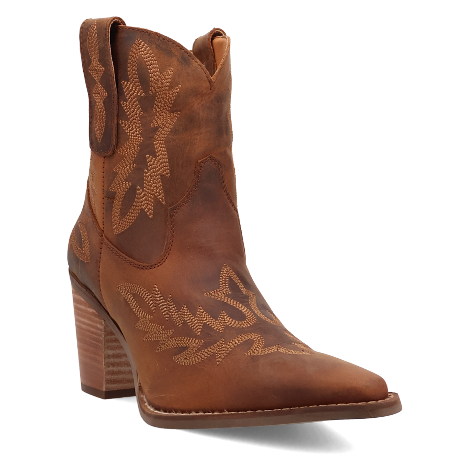Dingo Brown Rocky Top Women's Leather Booties DI2272-BRN
