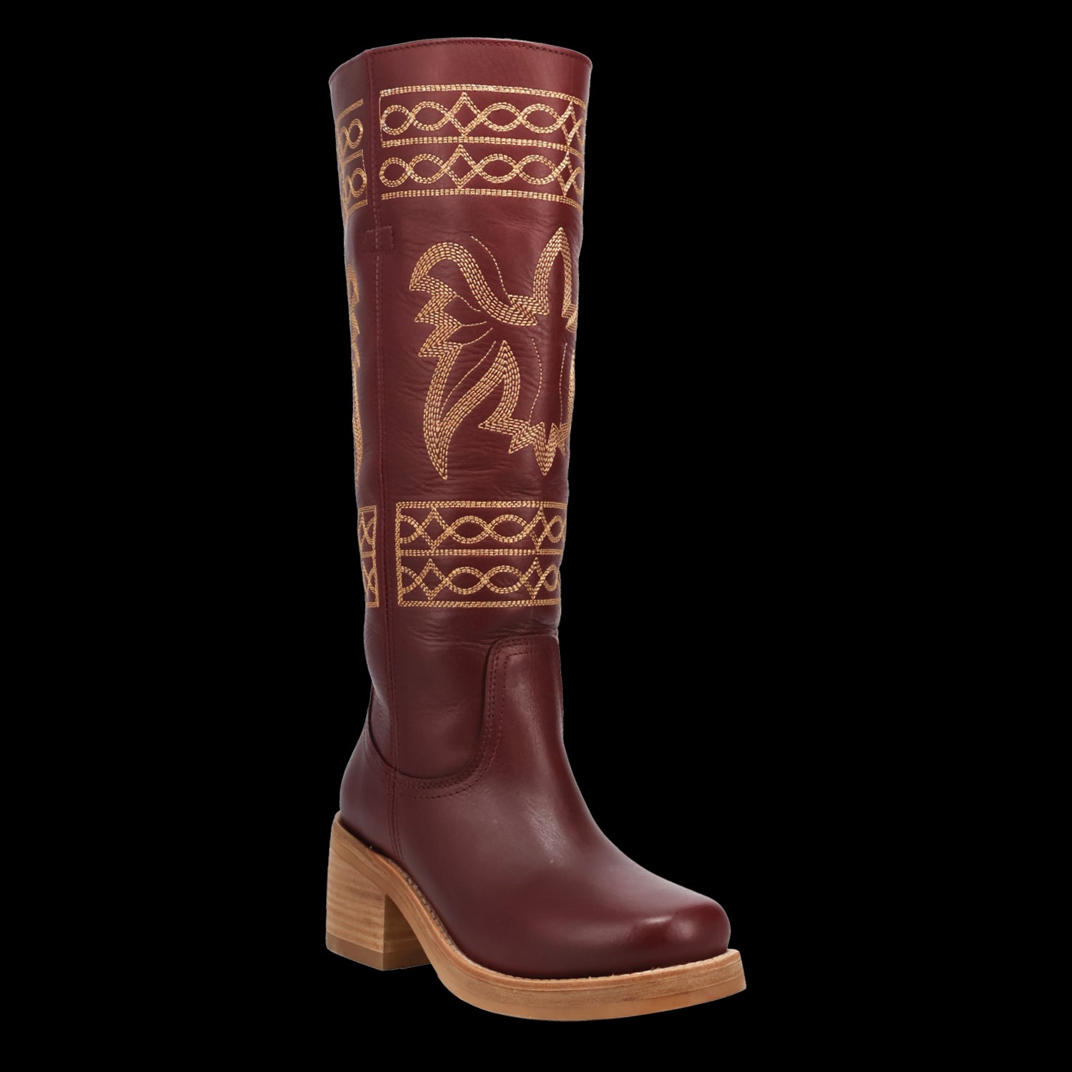 Dingo Merlot Avalon 16 inch Round Toe Women's Boots DI2288-MERLOT