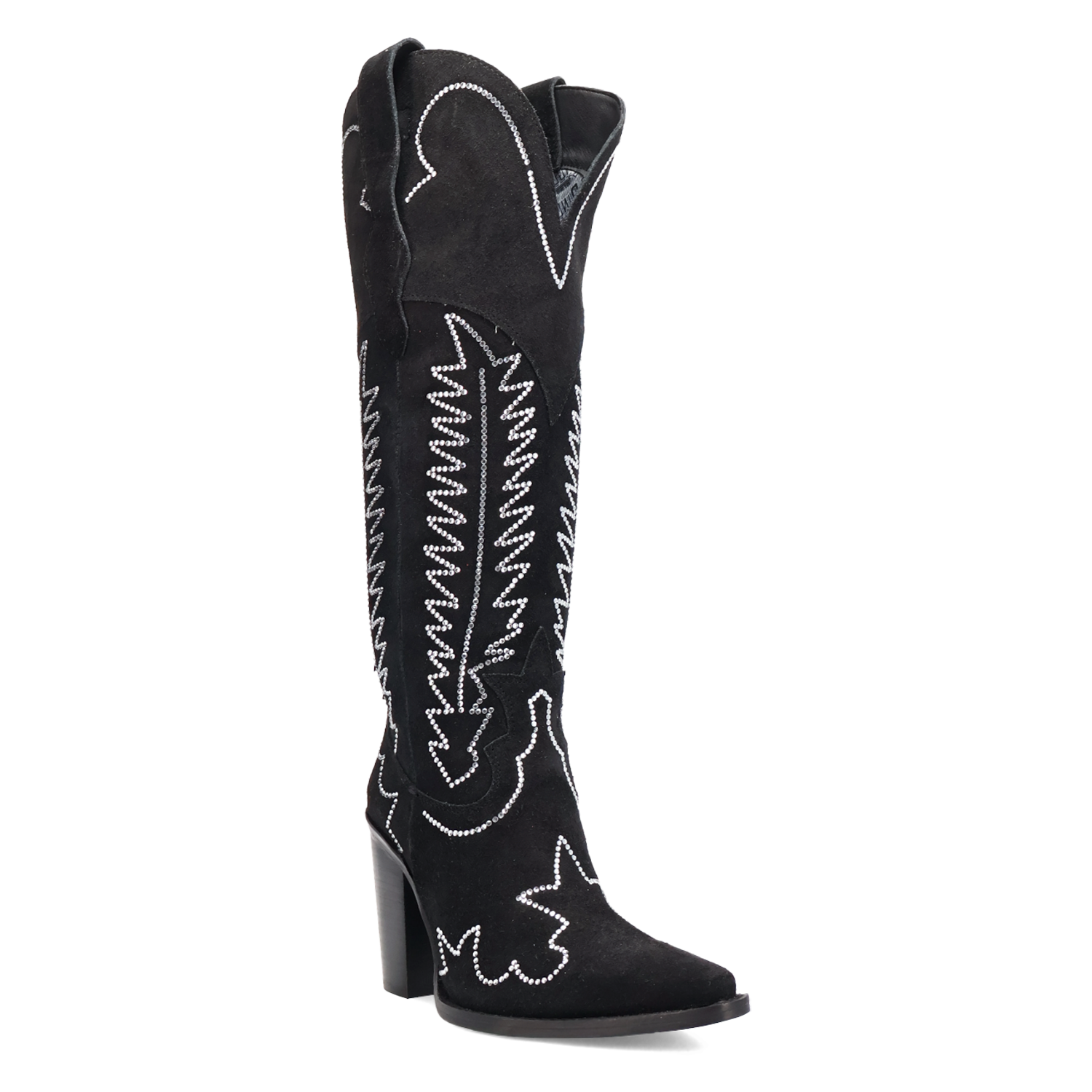 Dingo Black Double Take Women's Suede Leather Boots DI2382-BLACK