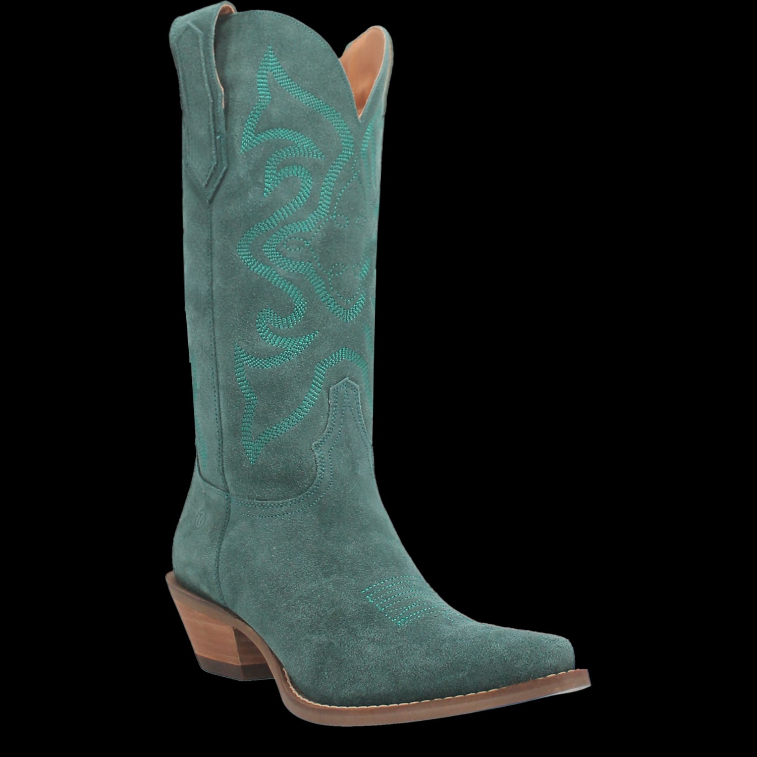 Dingo Green Out West 13 inch Women's Snip Toe Western Boots DI920-GREEN