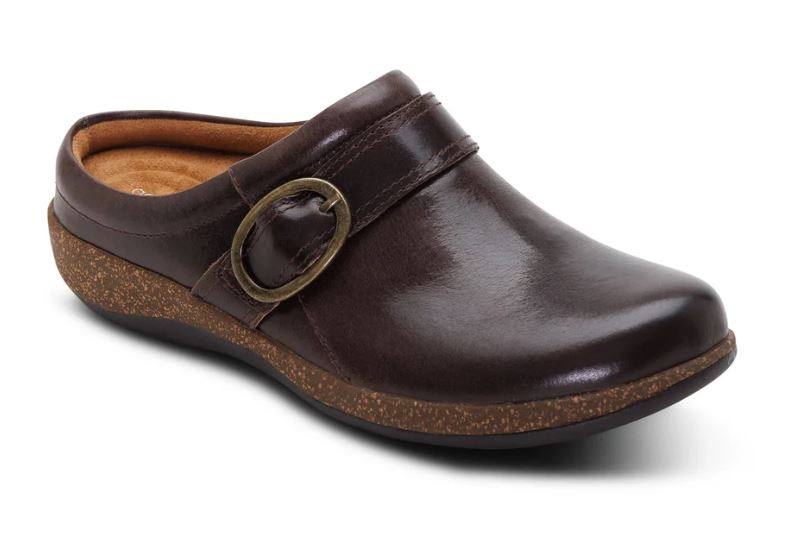 Aetrex Dark Brown Daphne Slip-On Women's Clog DM6101