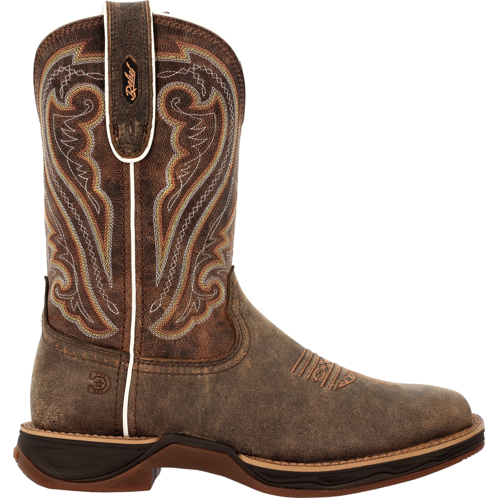 Durango Vintage Bomber Brown Lady Rebel Ultra-Lite Women's 10 inch Square Toe Western Boots DRD0502