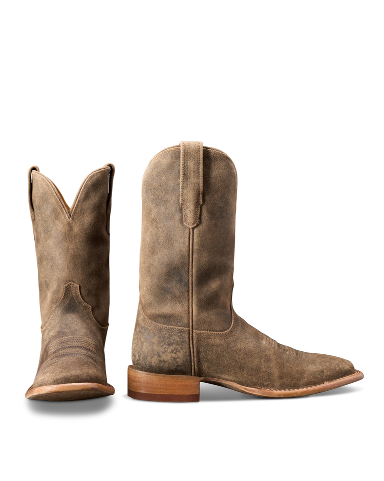 Tecovas Gravel Suede The Doc Men's Cowboy Boots M10031GRV