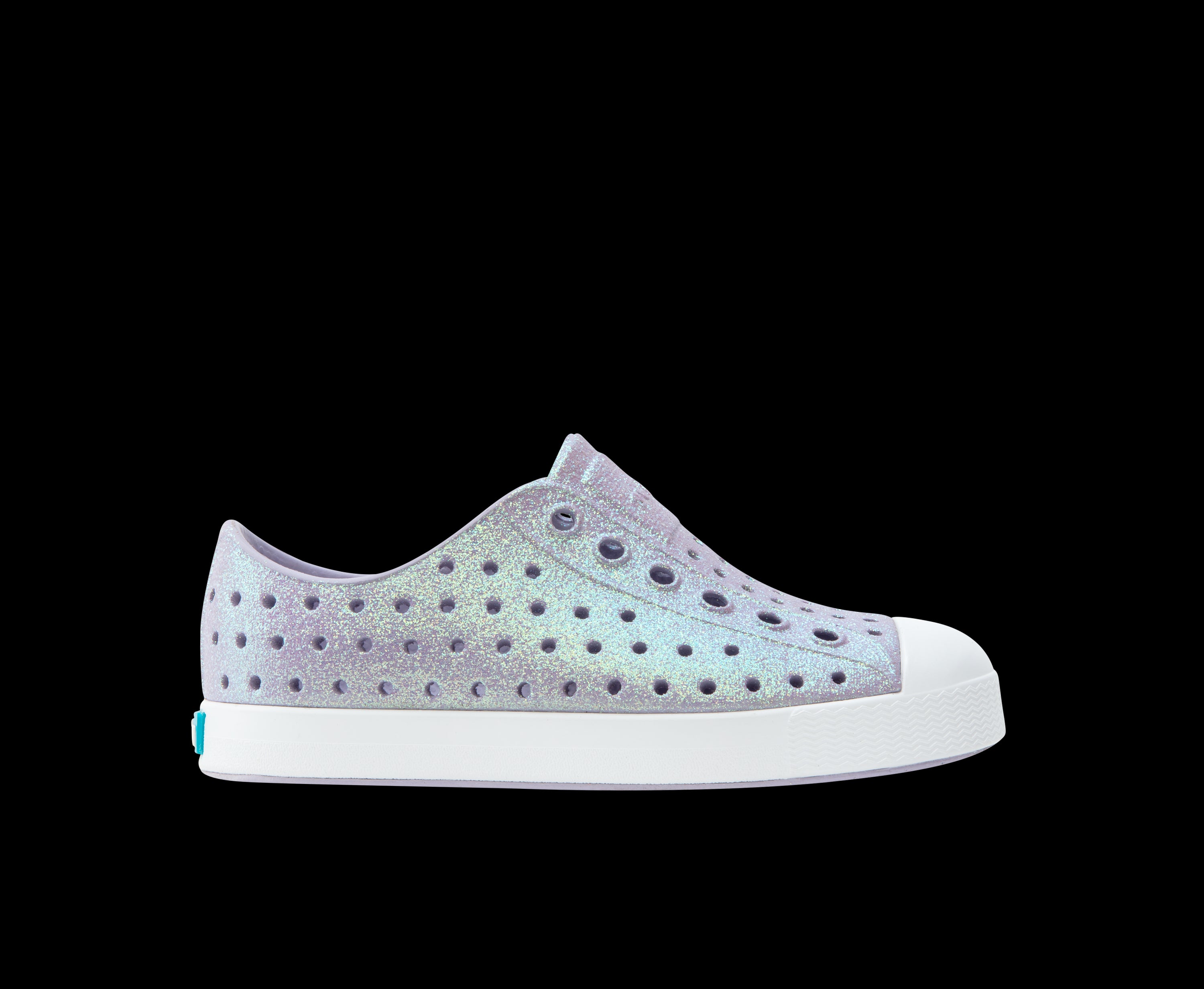 Native Future Purple Bling/Shell White Jefferson Bio-Bling Toddler Shoes (sizes 6-10) F0000252-5032-C