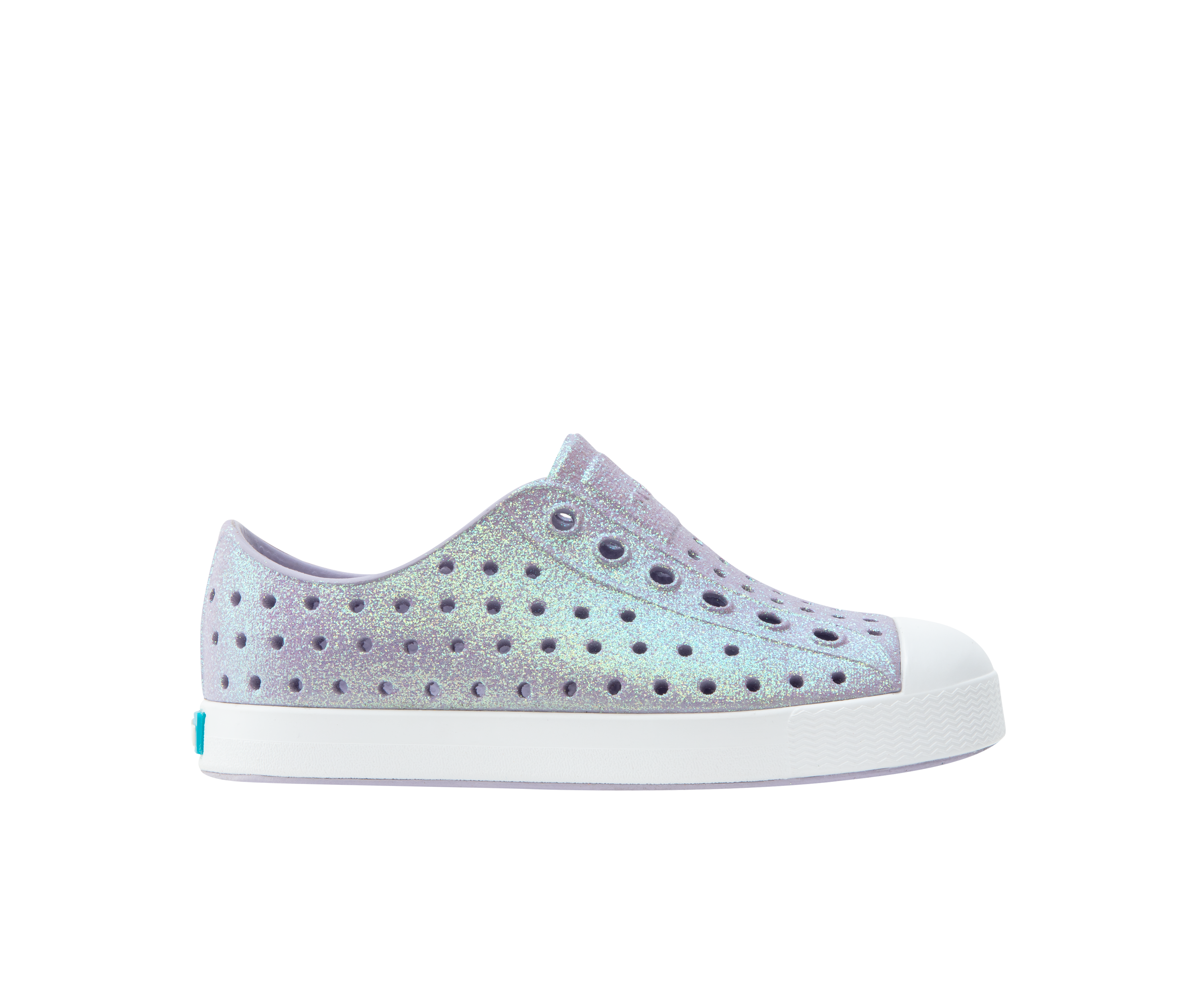 Native Future Purple Bling/Shell White Jefferson Bio-Bling Toddler Shoes (sizes 6-10) F0000252-5032-C