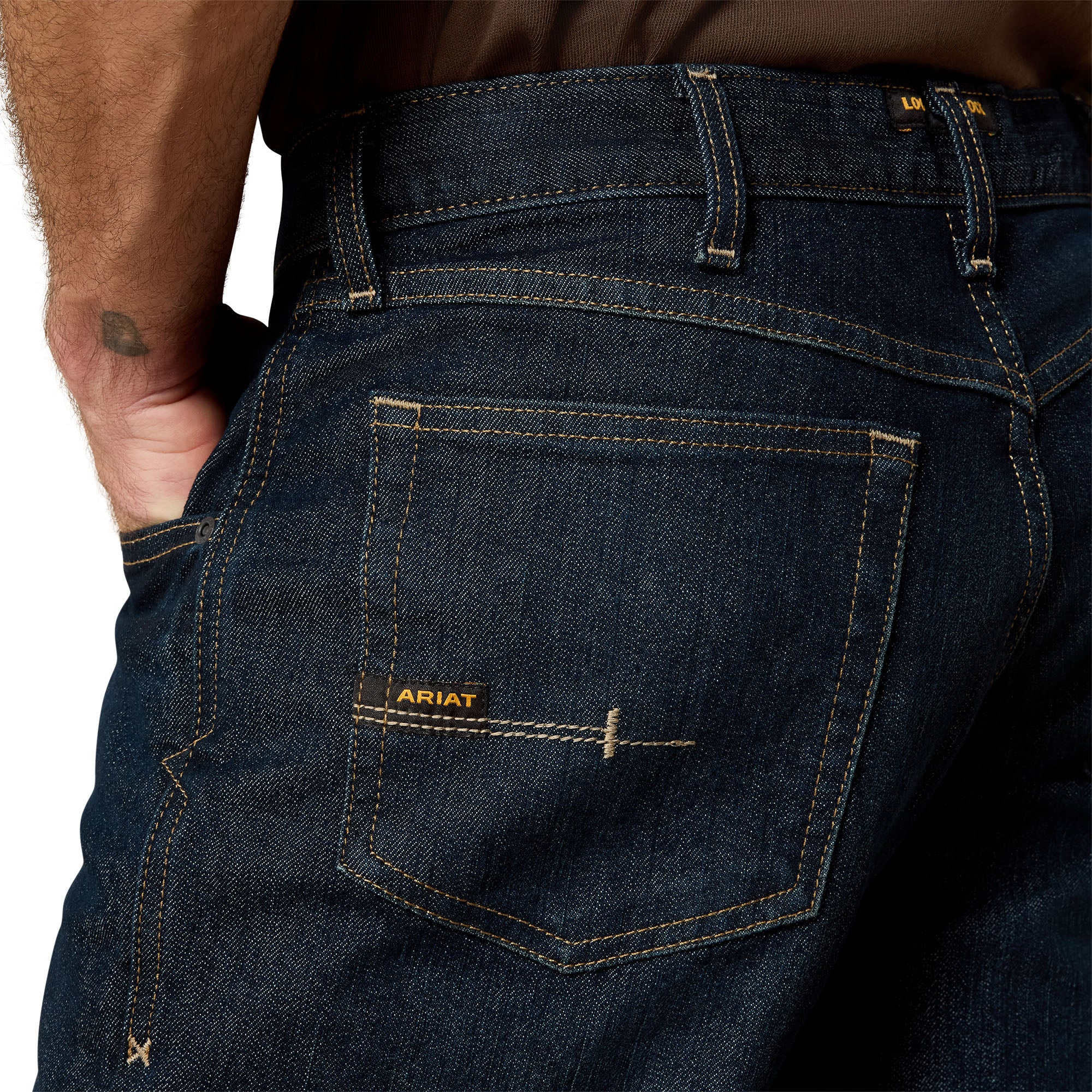 Ariat Blackstone Rebar M4 Relaxed DuraStretch Basic Stackable Straight Leg Men's Jeans 10027734