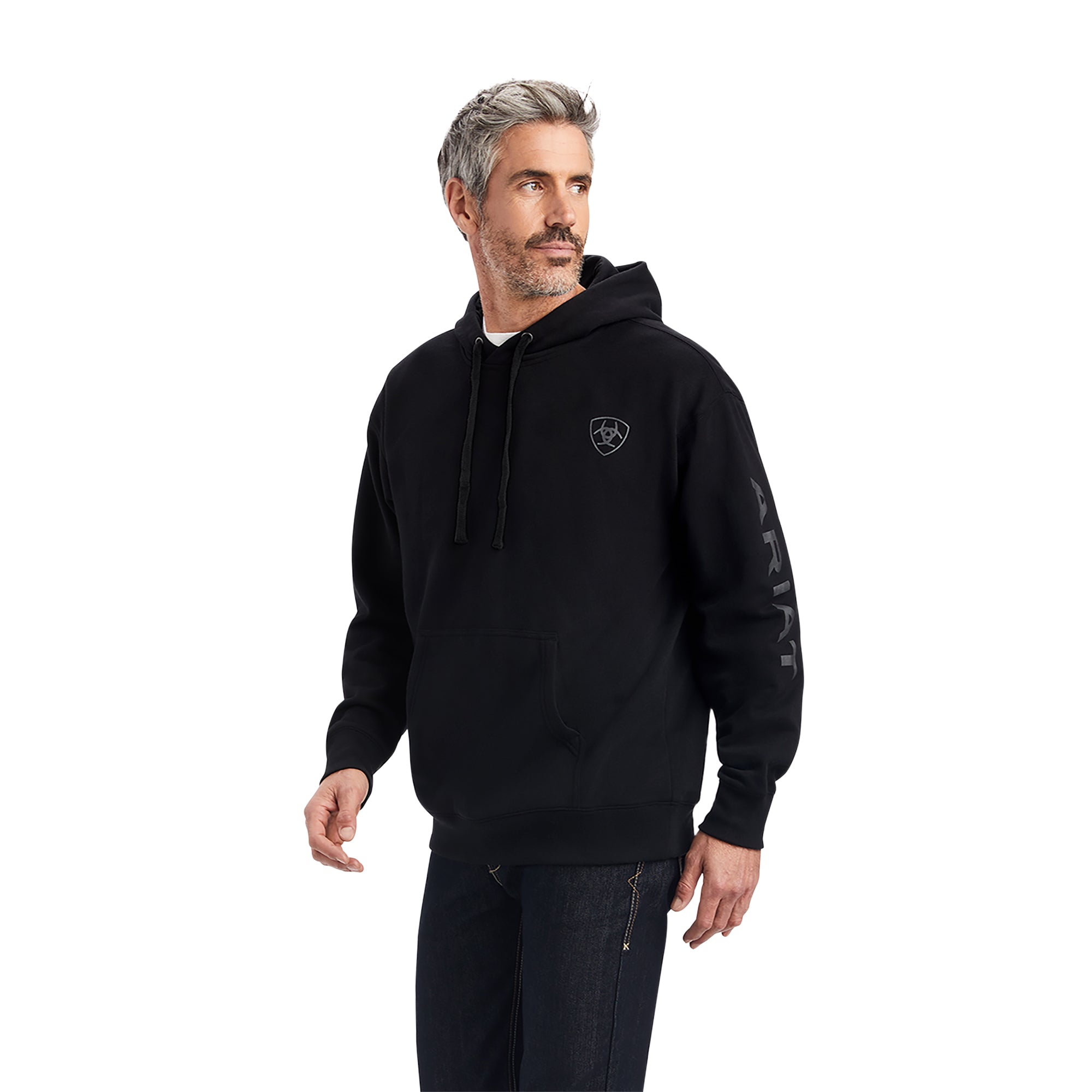 Ariat Black Logo Men's Hoodie 10040815