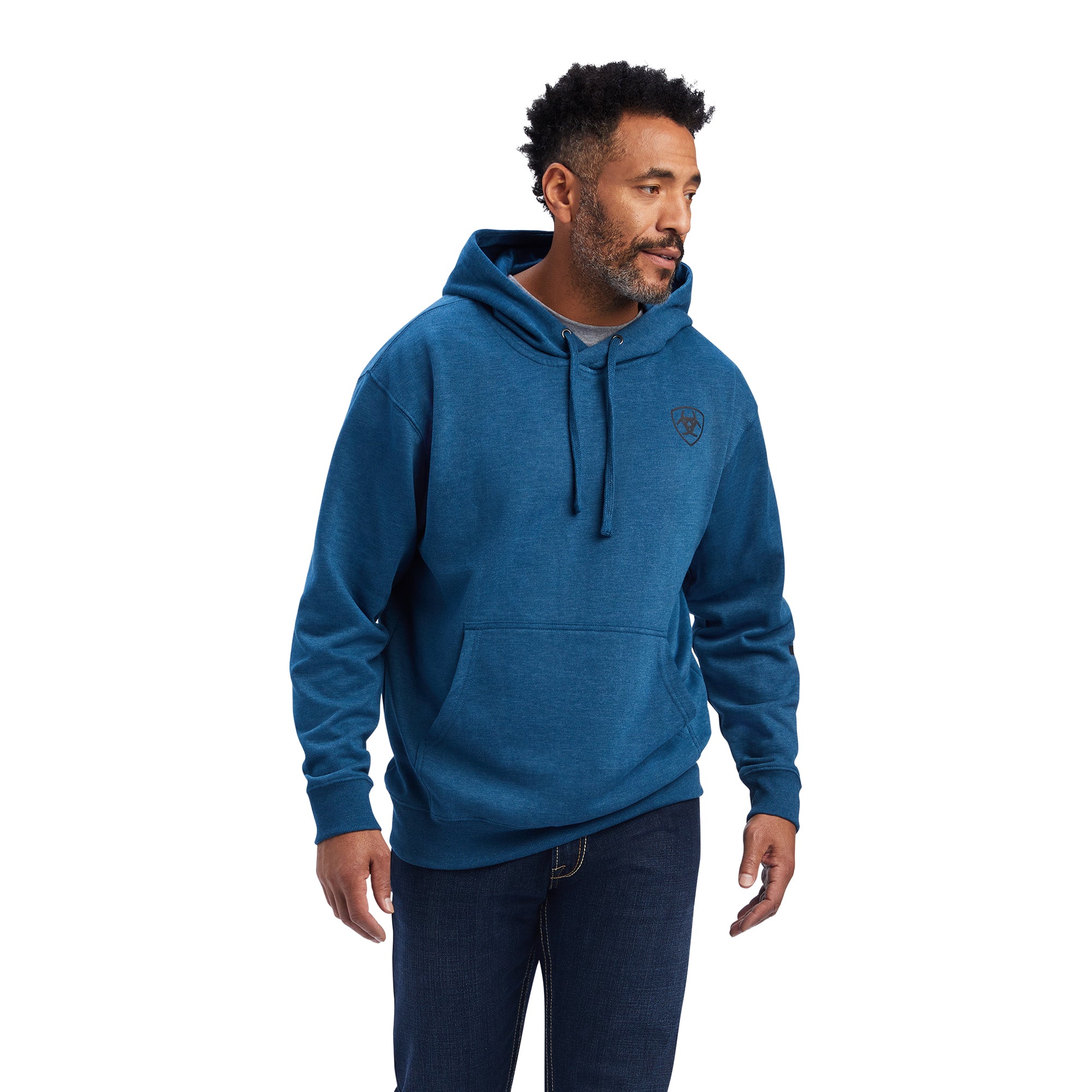 Ariat Poseidon Heather Ariat Logo Hoodie 10041803