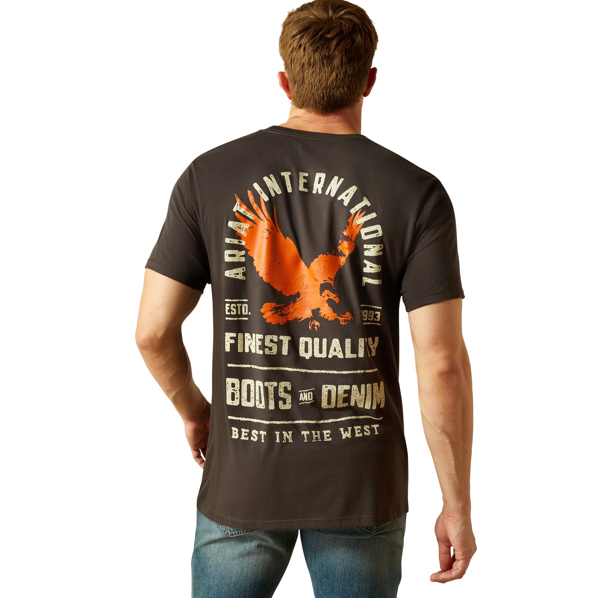 Ariat Vintage Black Eagle Men's Large T-Shirt 10062427