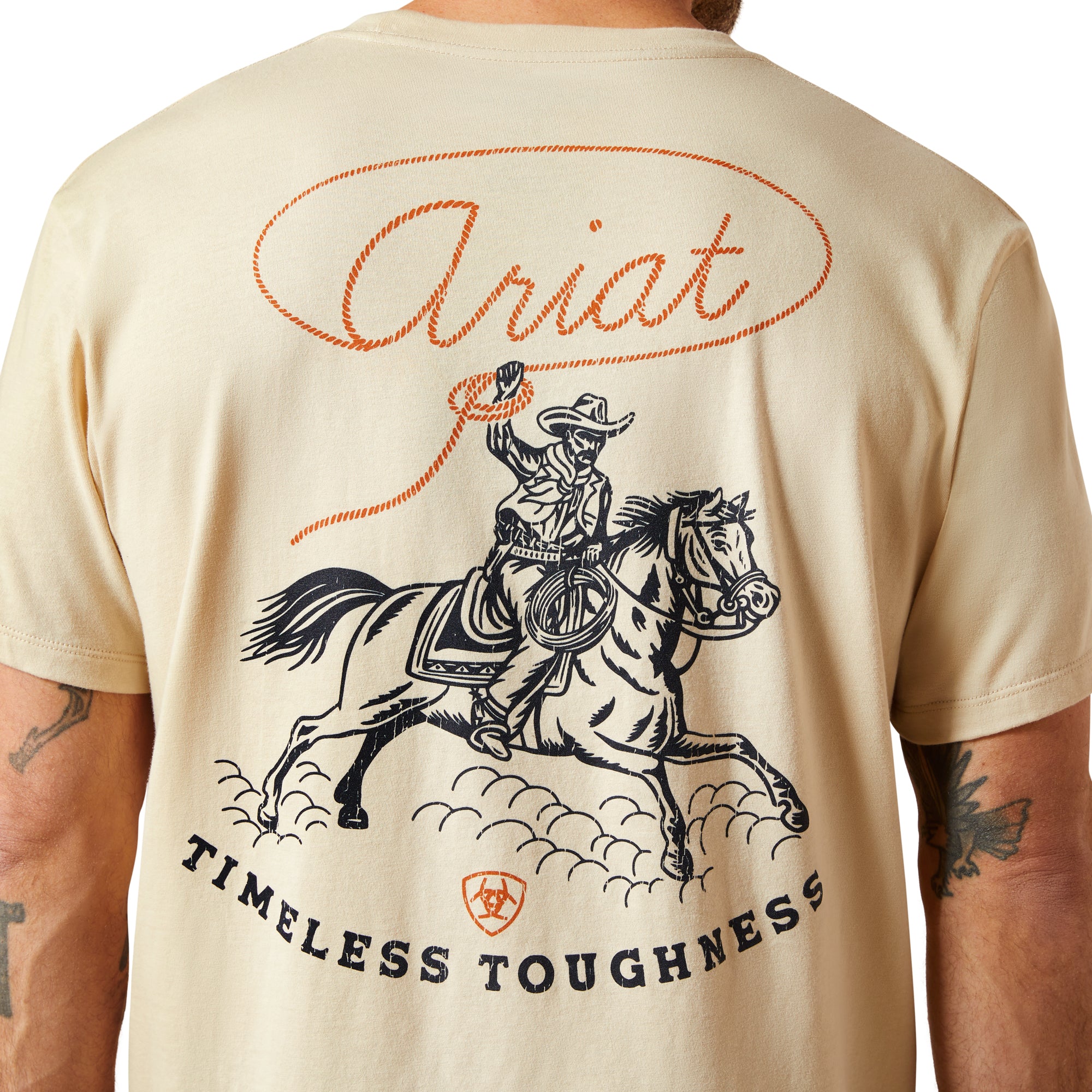 Ariat Natural Roper's Delight Men's Short Sleeve T-Shirt 10065893