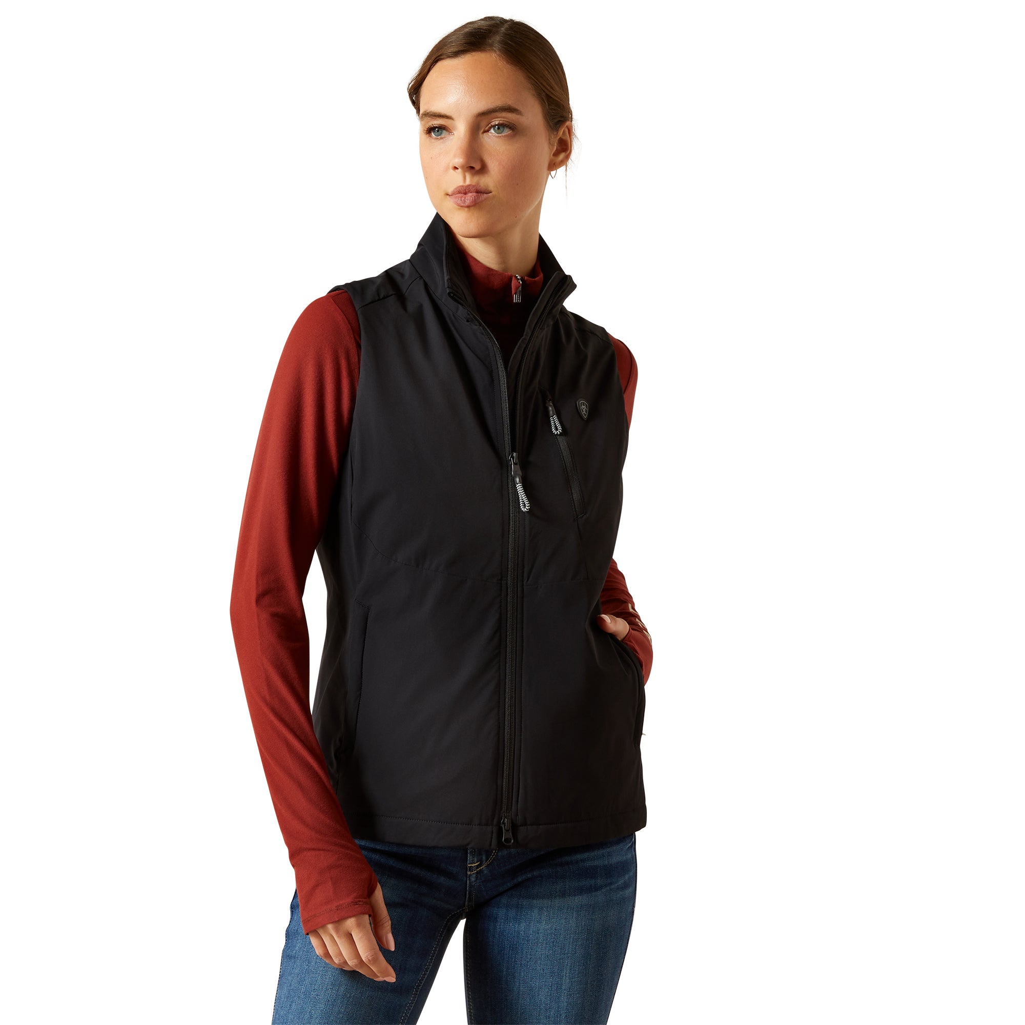 Ariat Black Rion Women's StretchShell Vest 10062387