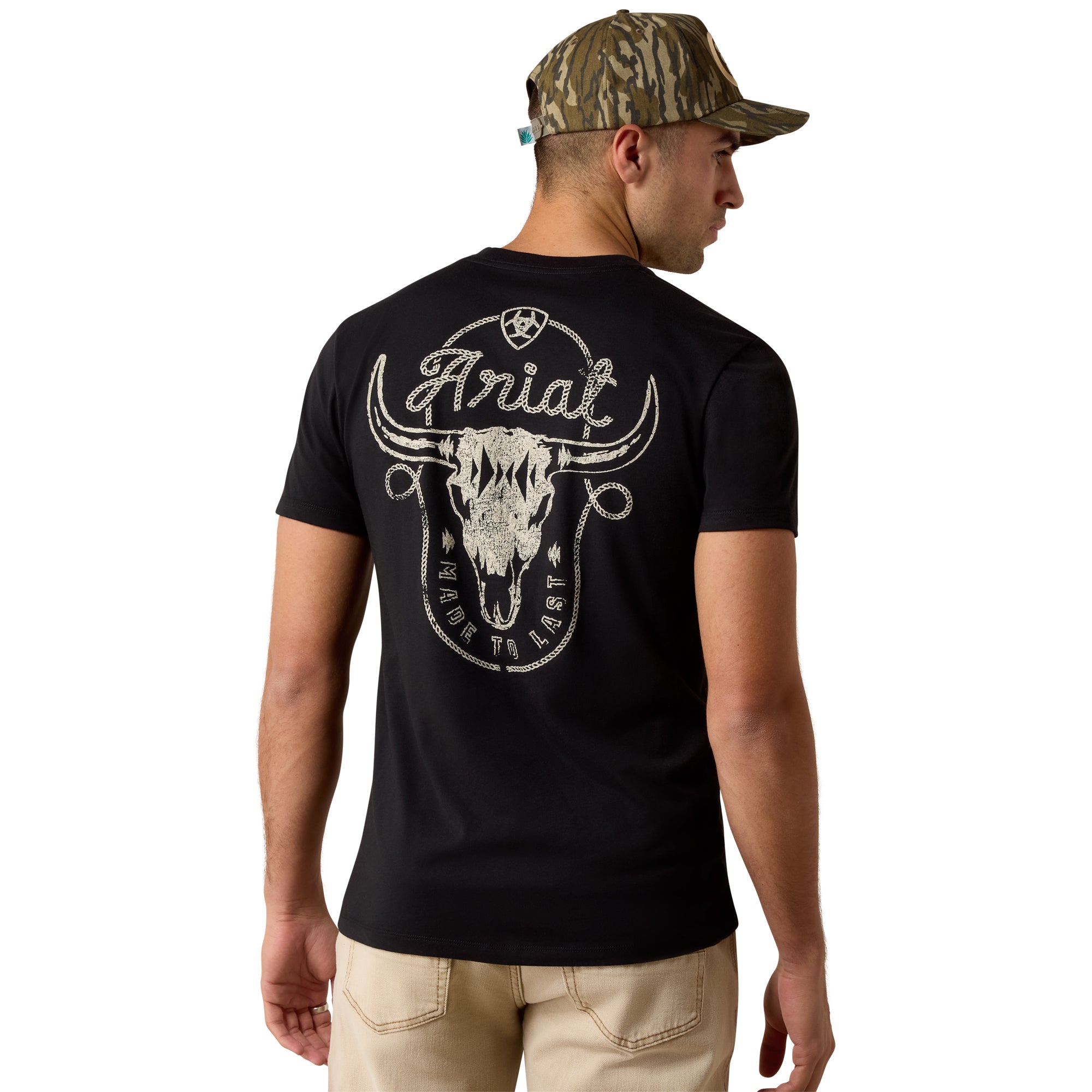 Ariat Black Roughstock Cattle Men's T-Shirt 10080688