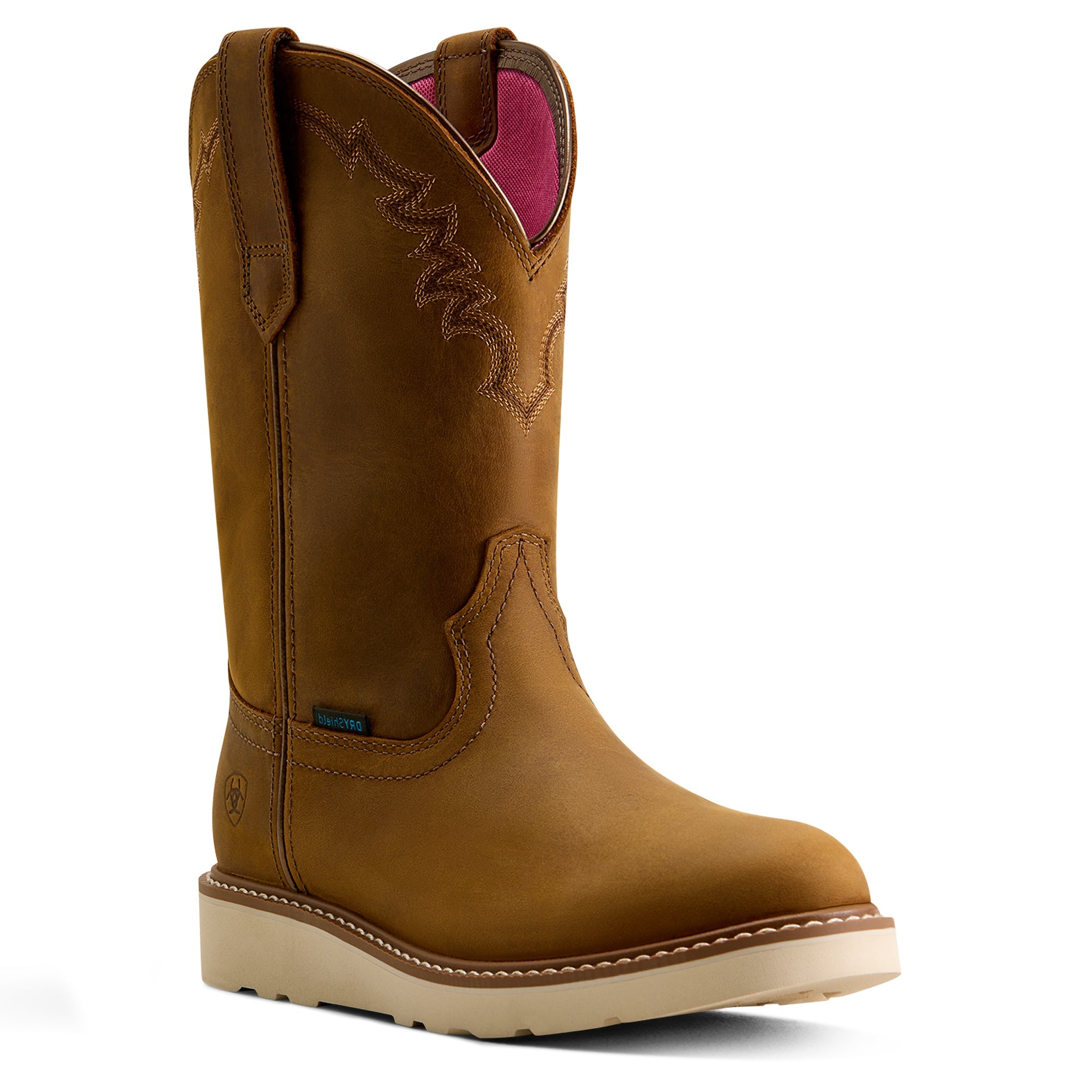 Ariat Distressed Brown Southlite Women's Waterproof Round Toe Western Boots 10080320