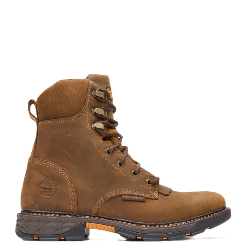 Georgia Boots Brown Alloy Toe Carbo-Tec FLX Men's Waterproof Lacer Work Boots GB00650