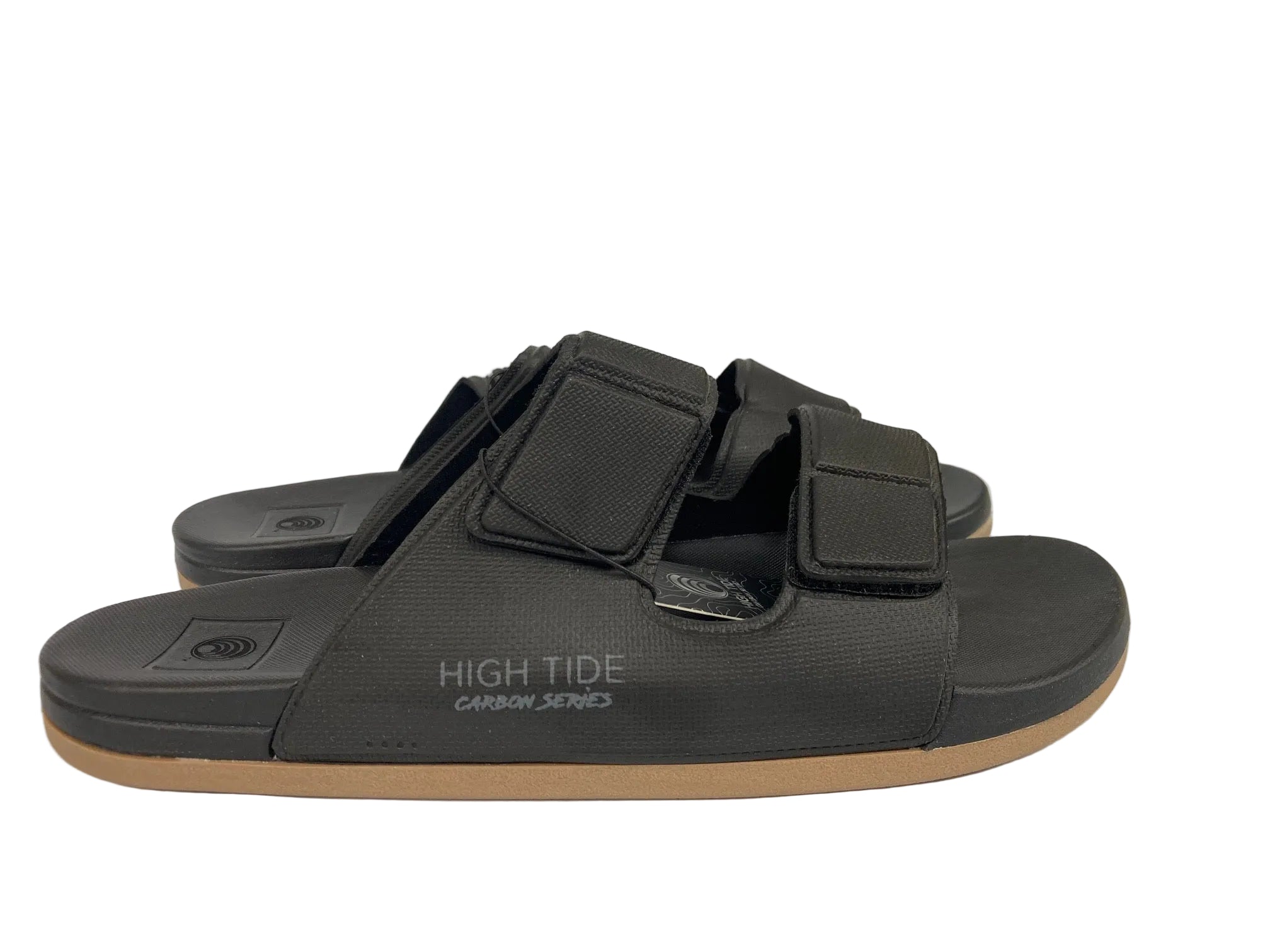 High Tide Carbon Series Black Men's Slide Sandals HC-M122B