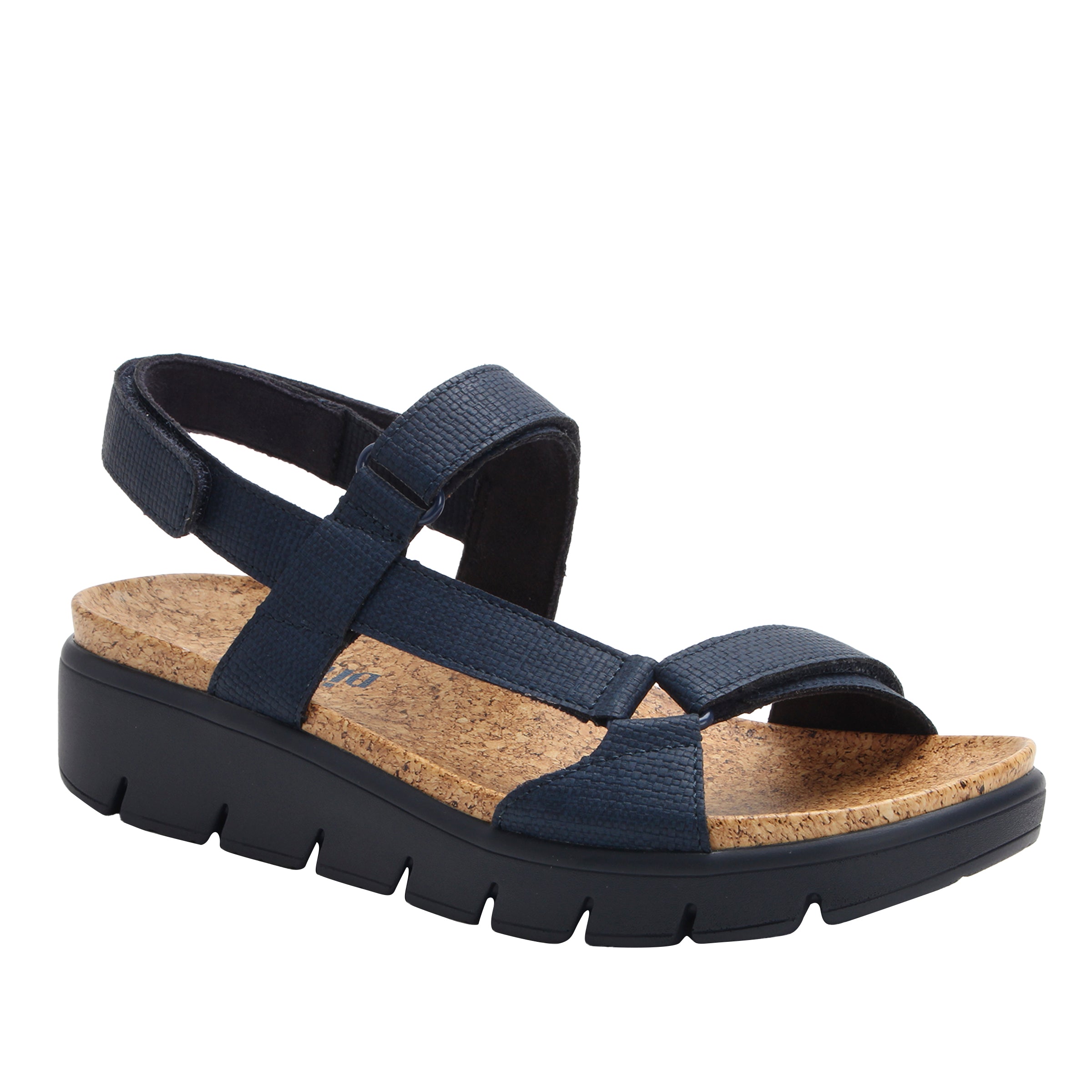 Alegria Henna Netted Navy Women's Sandals HEN-6650