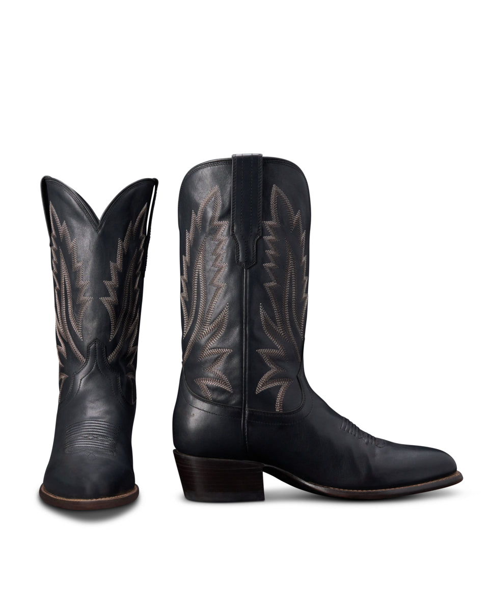 Tecovas Midnight Cowhide The Jamie II Women's R Toe Boots W20047MID