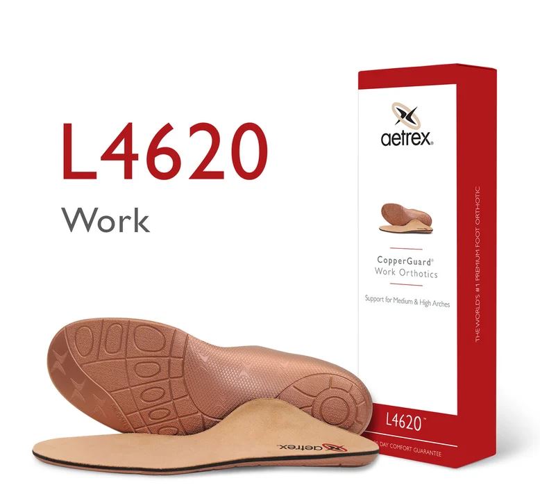Aetrex Men's Work Posted Orthotics L4620