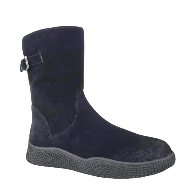 Salvia Black Louise Women's Waterproof Suede Mid Boots LOUISE-BLACK