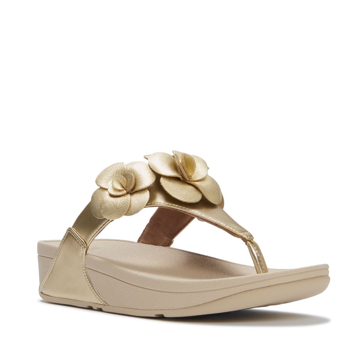 Fitflop Platino Women's Lulu Flower Toe-Post Sandals A4N-675