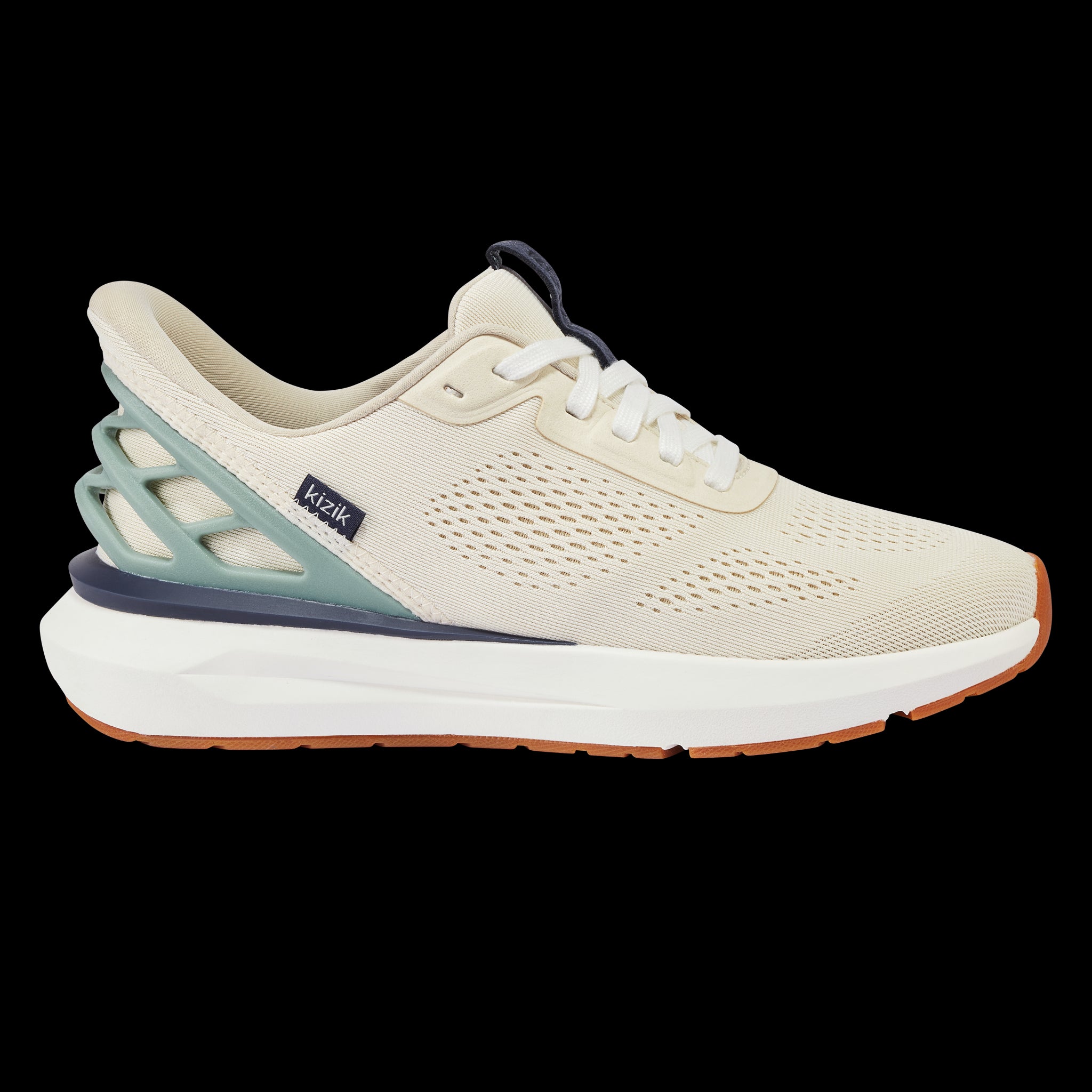 Kizik Whitecap Grey Athens 2 Men's Hands Free Step In Sneakers MATH2503