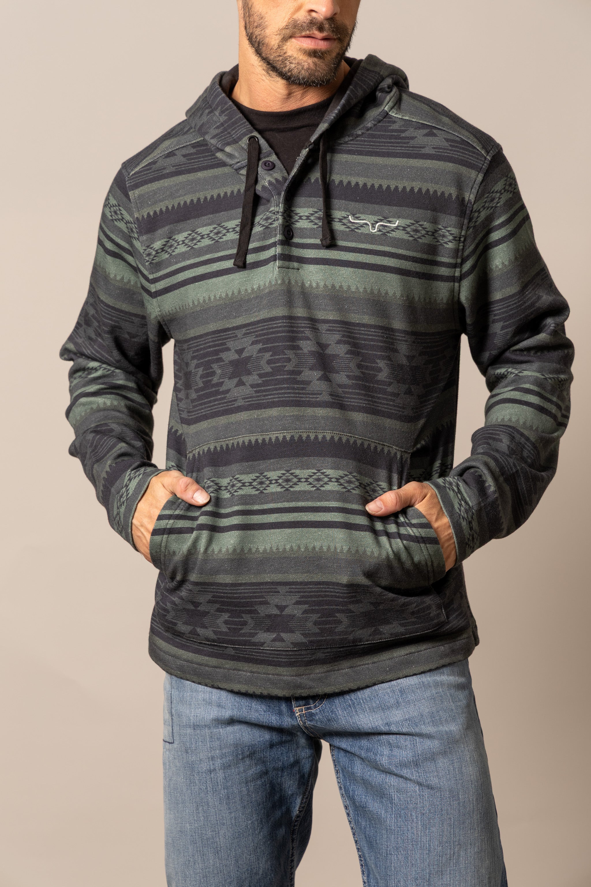 KImes Ranch Black Hermosa Men's Hoodie MHO0000046BK001