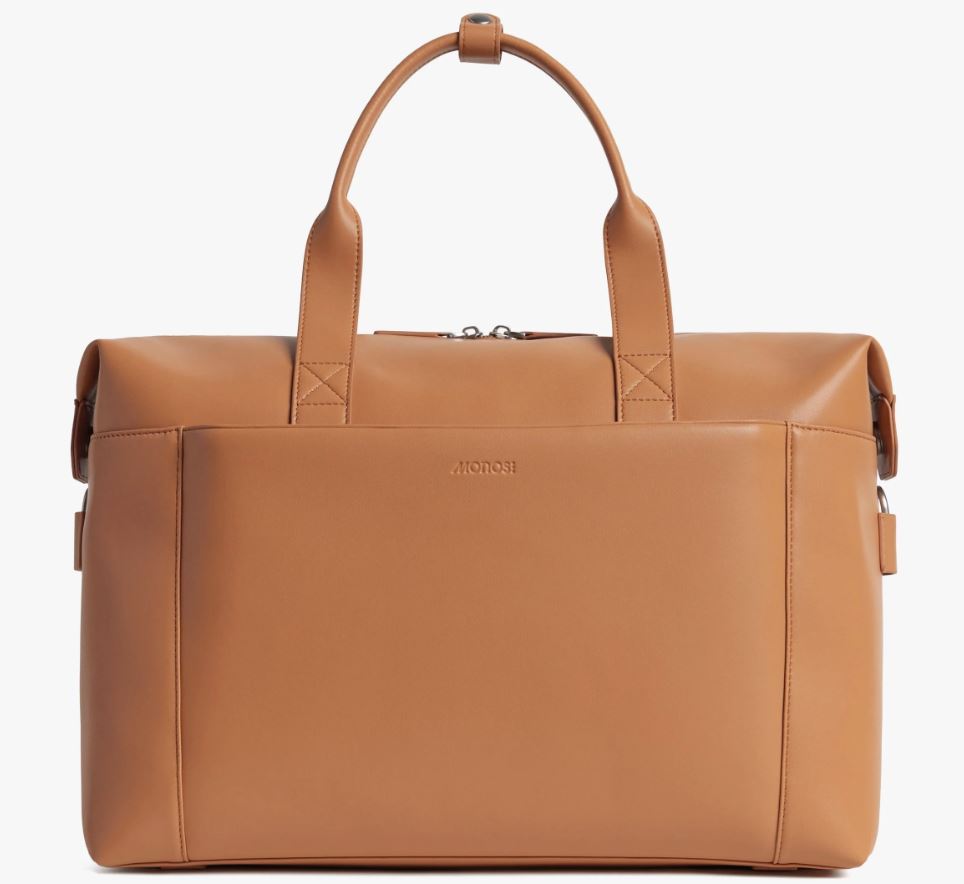 Monos Saddle Tan 'Metro Duffel' Bag MONO TOTE TAN