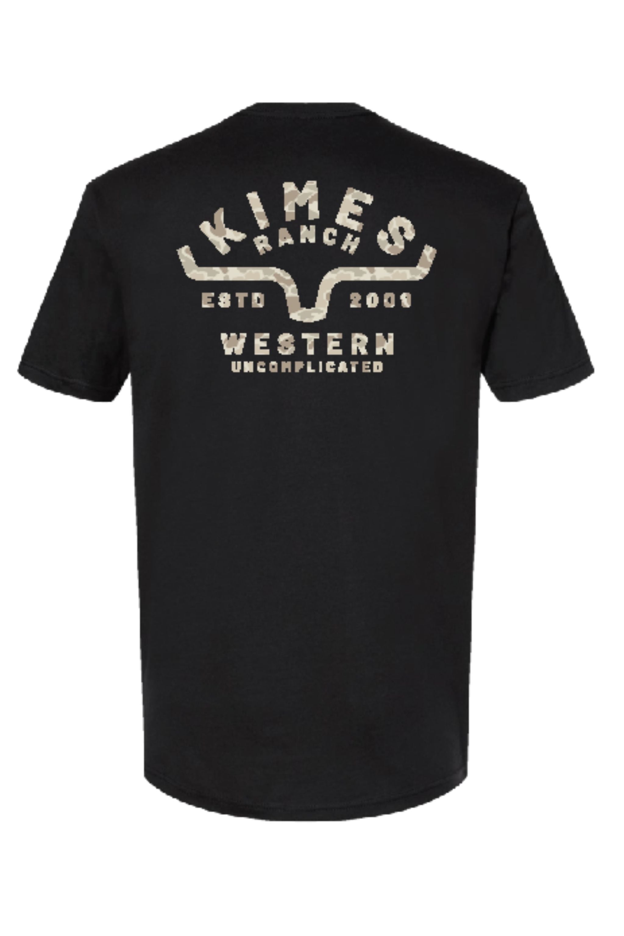 Kimes Ranch Black Grandview Short Sleeve T-Shirt MSH0000225-BK01