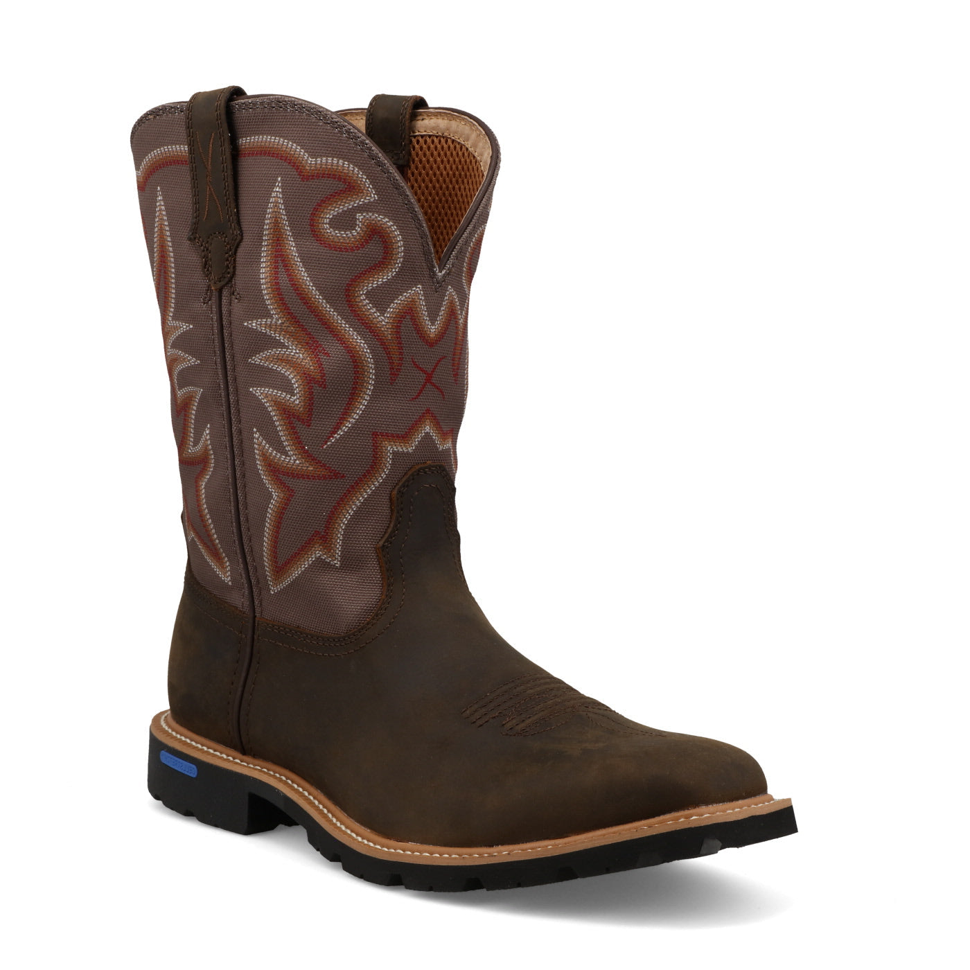 Twisted X Dark Mocha Brown & Gargoyle 11 inch Men's Tech X Boots MXTP010