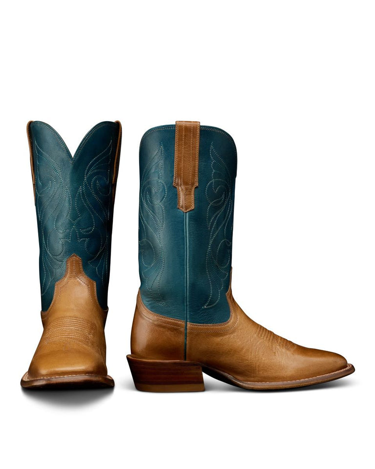 Tecovas Tan/Teal Maggie Women