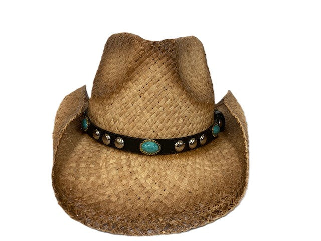 American Hatmakers Nash 3 Western Raffia Hat NASH 3