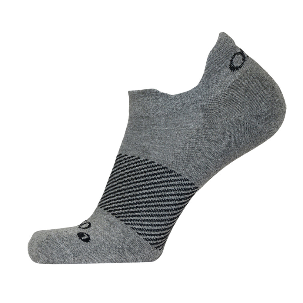 OS1st Charcoal Wicked Comfort No Show Socks OS1-9654-CHAR