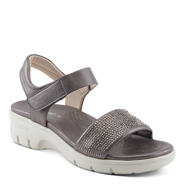 Flexus Charcoal Quintessa Women's Sandals QUINTESSA-CHAR