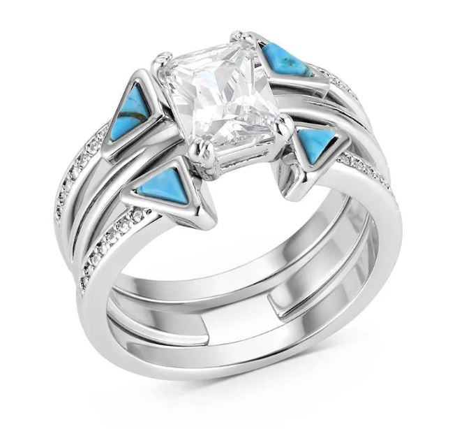 Montana Silversmith Skyline Stack Ring Set RG6549