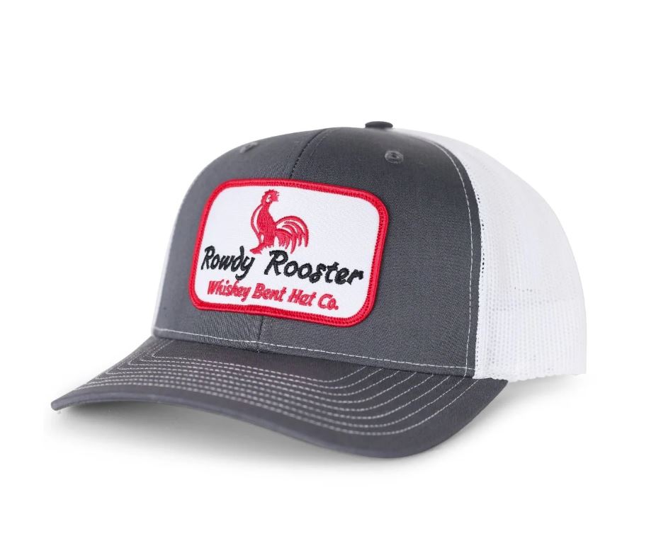 Whiskey Bent Rowdy Rooster Grey/White ROWDY ROOSTER