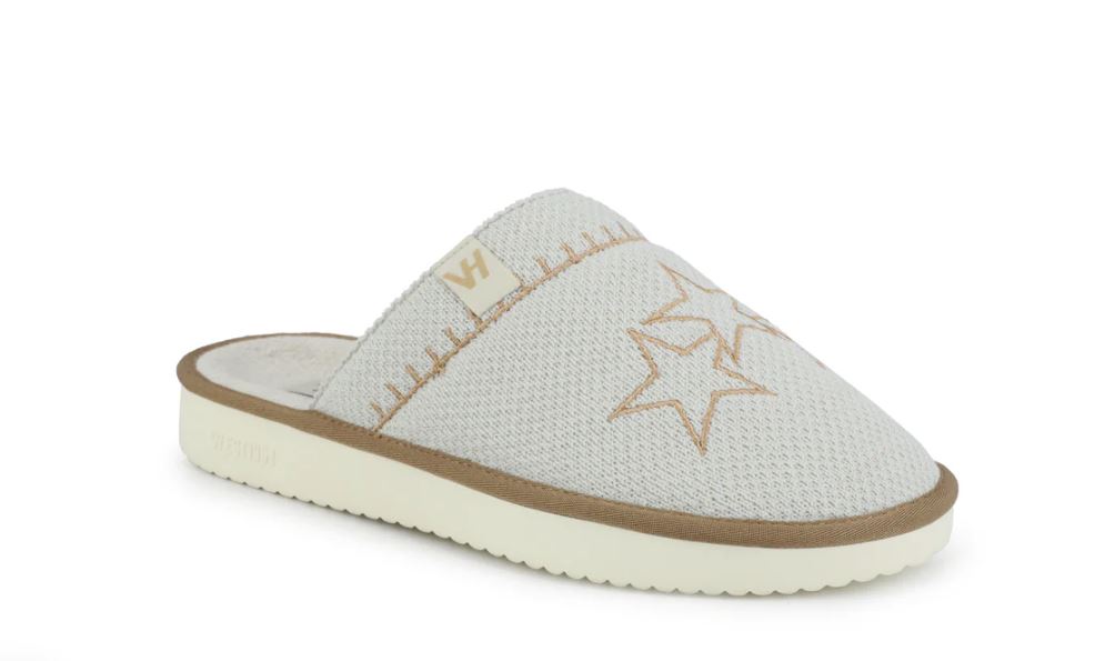 Vintage Havana Minty Taupe Relax-7 Women's Star Slippers RELAX-7
