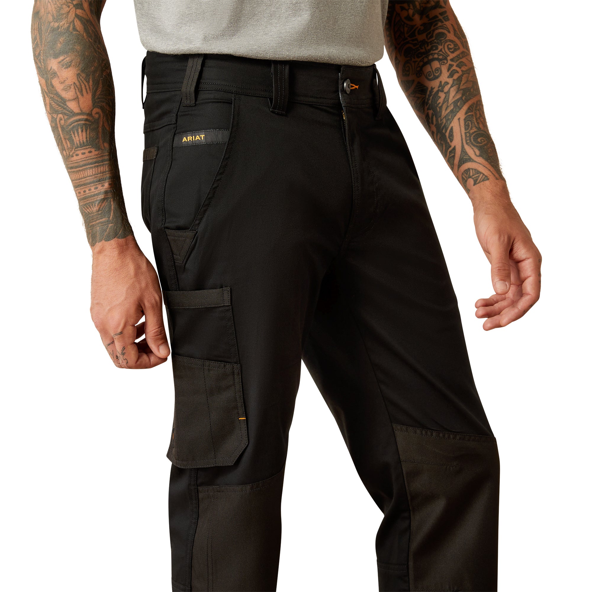 Ariat Black Rebar M8 Modern DuraStretch Men's Cargo Pants 10060379