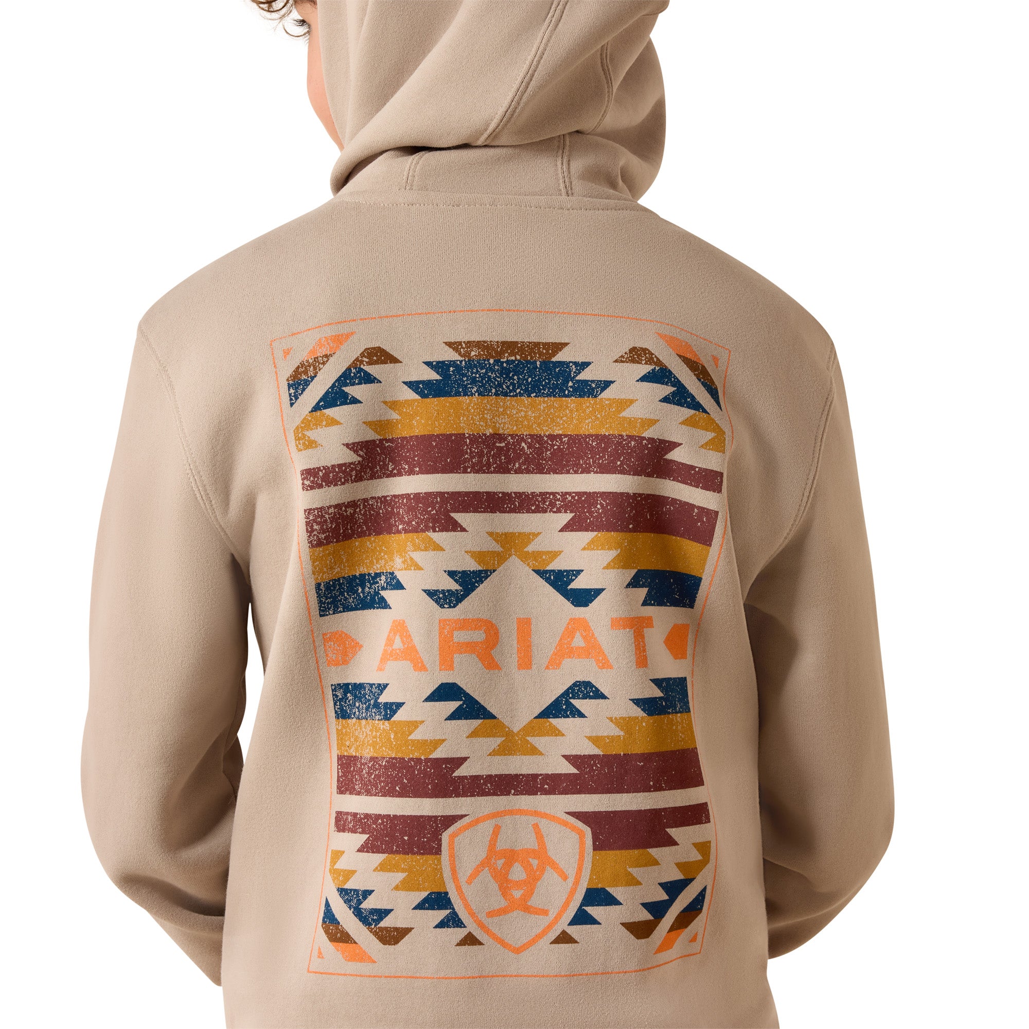 Ariat Beige Tapiz Zapoteco Boys' Hoodie 10074908